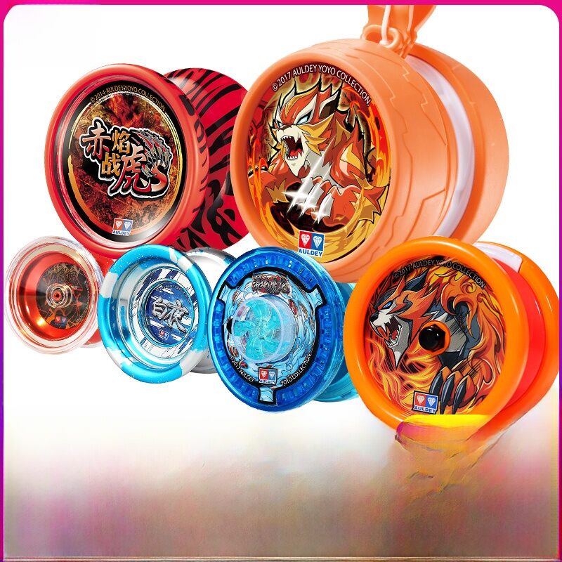 Auldey Double-Diamond Cartoon Fire King 6 Adjustable Swing Yo-Yo Ball 2a Automatic Retracting Yo-Yo White Night Dragon Yo-Yo Ball