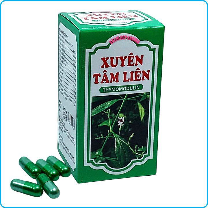 Viên uống thảo mộc Xuyên tâm liên.