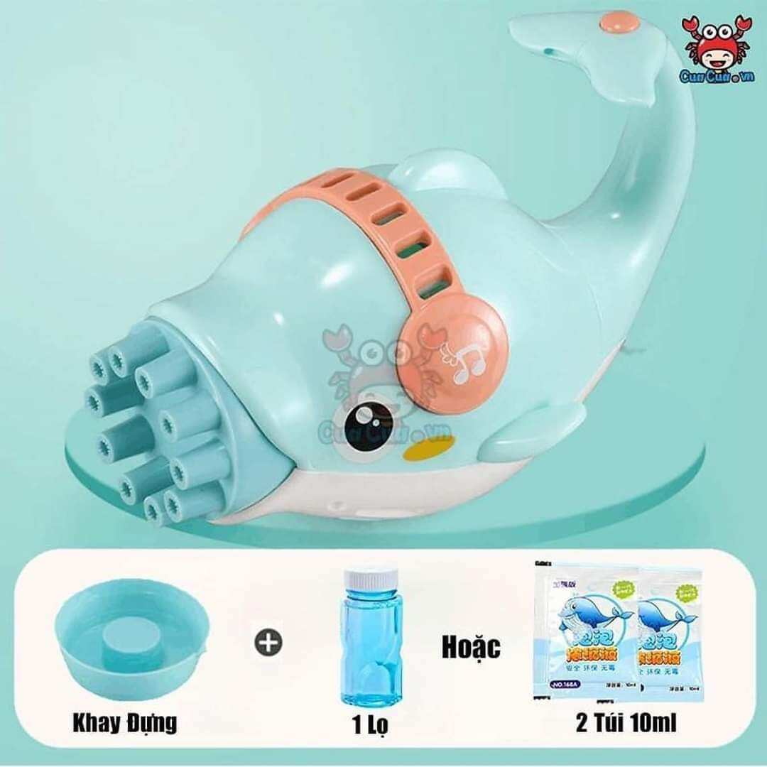 đồ chơi bong bóng xà phòng cá heo