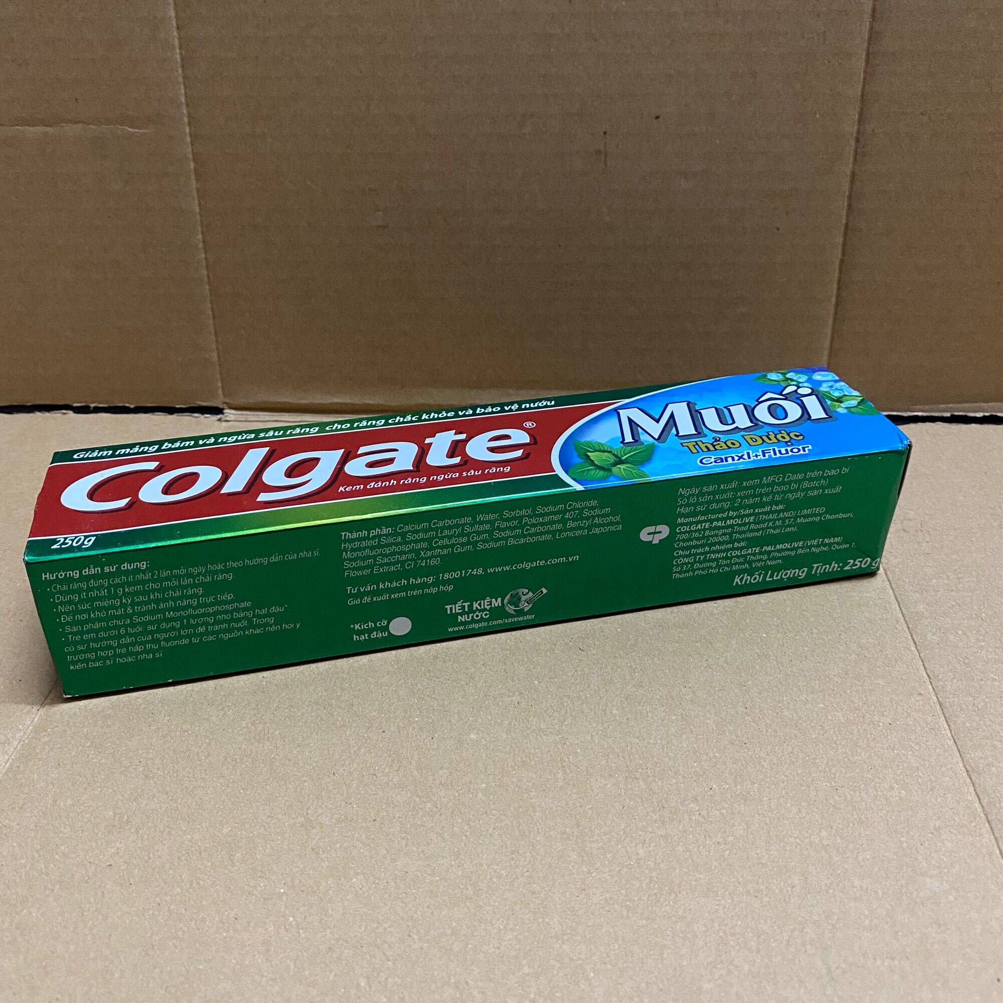 [250g][Muối Thảo Dược] Hộp Kem Đánh Răng Colgate