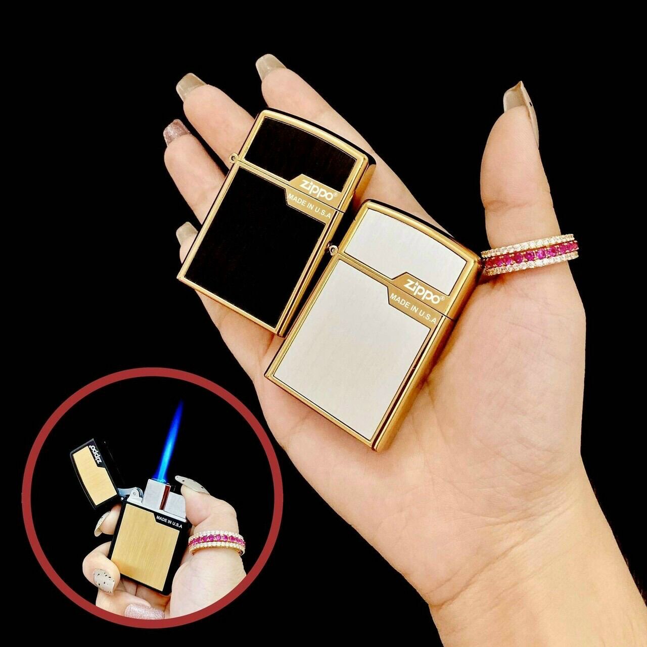 /-flag /-li MẪU MỚI VỀ /-li /-flag  🔥Bật Lửa ZIPPO Lửa Khè - (Xài Gas)🔥