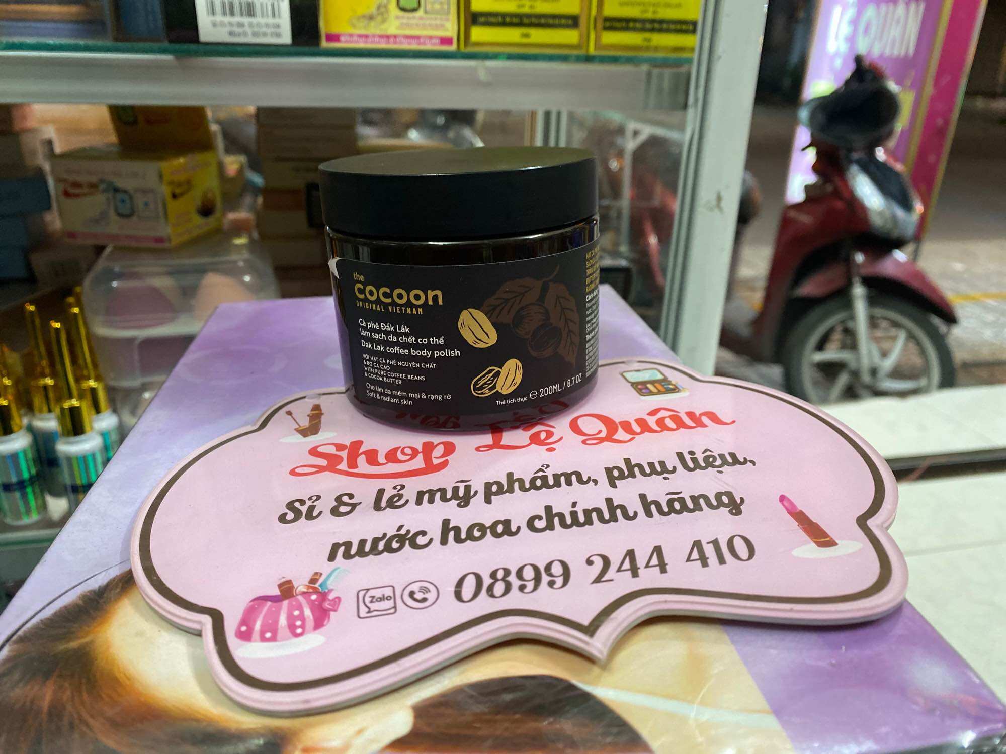 Cà phê Đắk lắk làm sạch da chết COCOON 200ml (Dak lak coffee body polish)