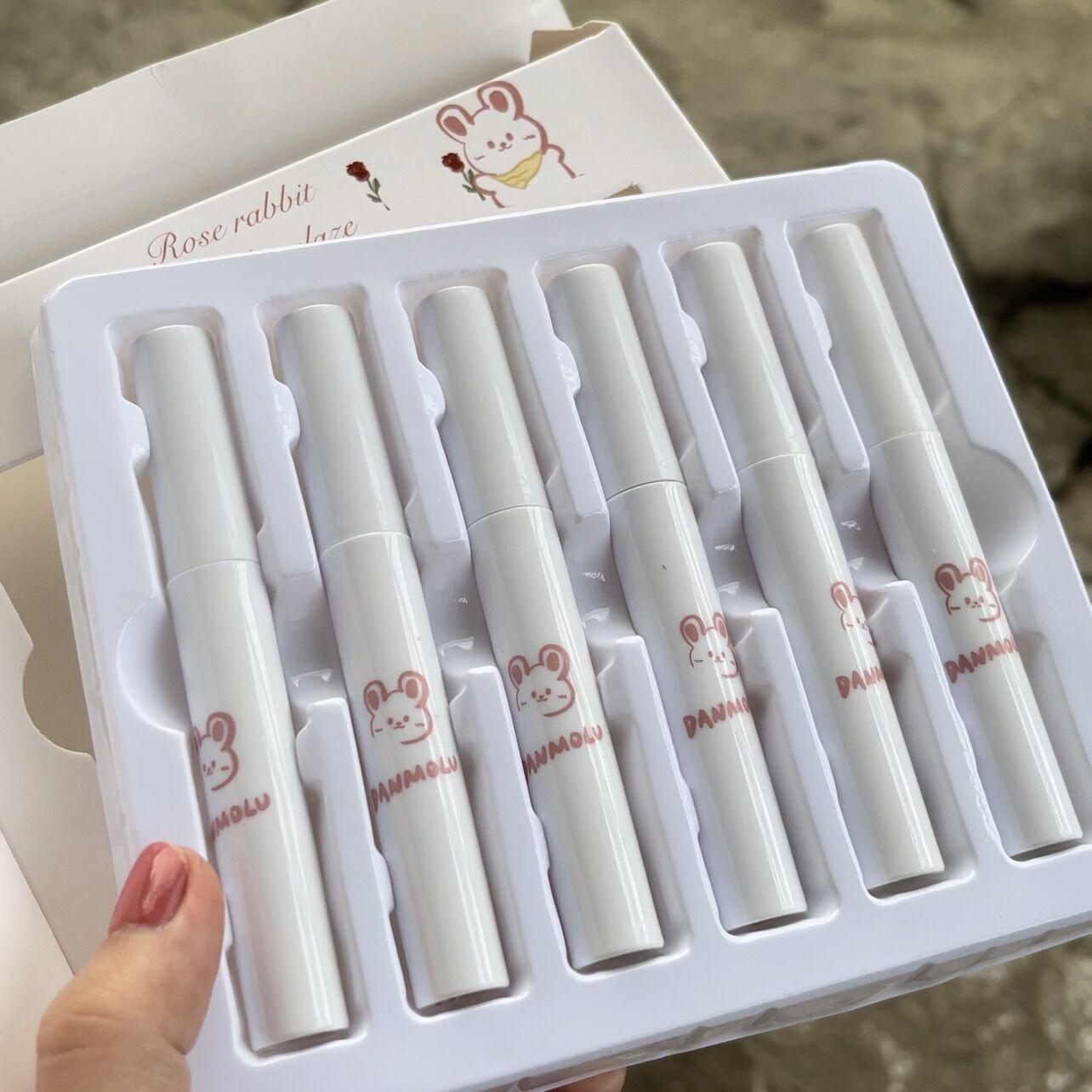 SET 6 SON DANMOLU CHÍNH HÃNG MÀU CỰC ĐẸP