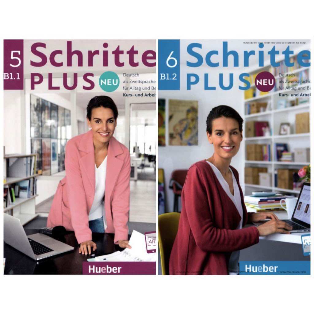 Schritte plus neu b1.1, b1.2 + file au.dio và app + kurs und arbeitsbuch -gi.áo.trì.nh tiếng đức trình độ b