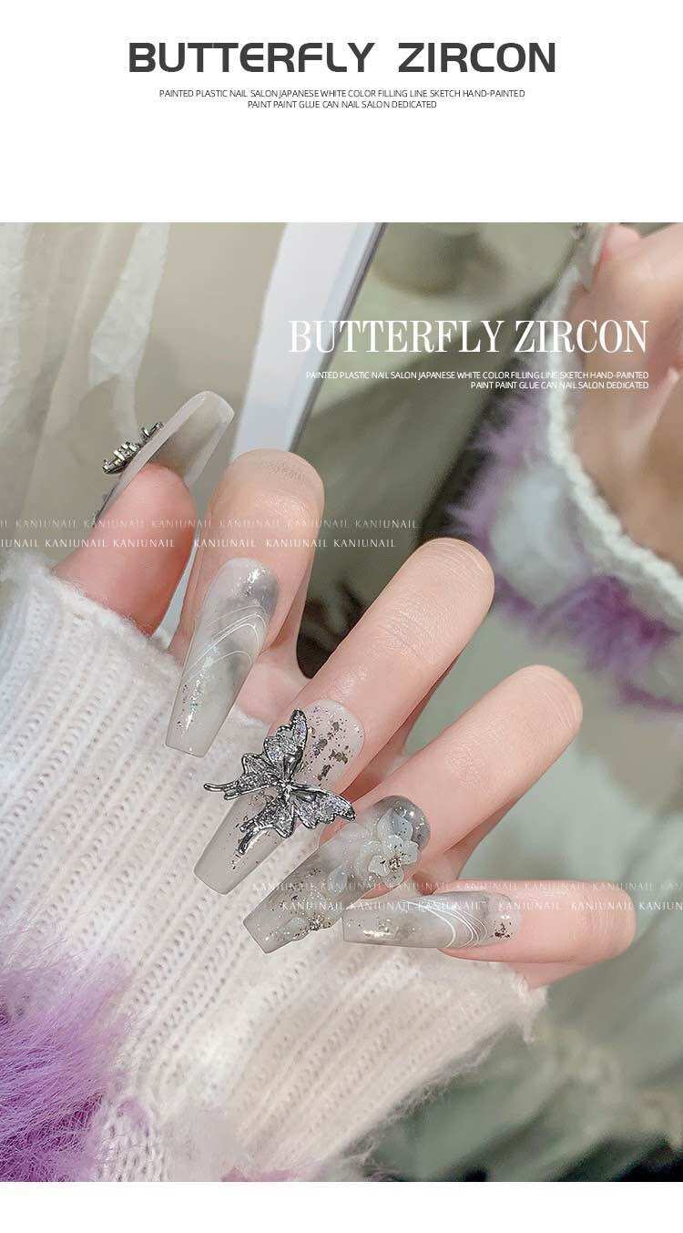 CHARM BƯỚM ĐÁ SANG CHẢNH M33 SET 4 VIÊN