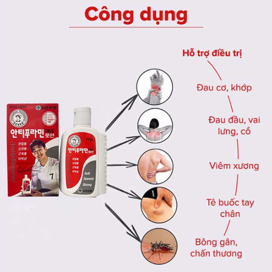[CHÍNH HÃNG] Dầu nóng Antiphlamine Hàn Quốc 100ml