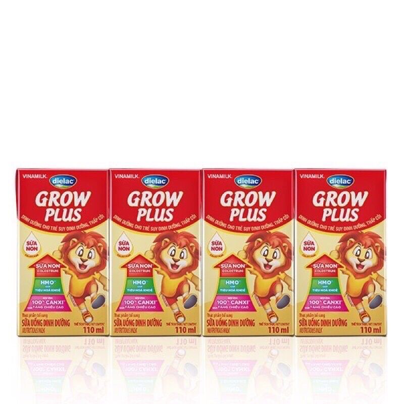 Thùng 48 hộp sữa Dielac GROW PLUS 110ml