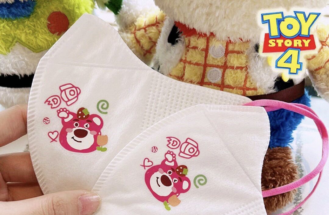 Túi 10c  Khẩu trang gấu Lotso dễ thương
