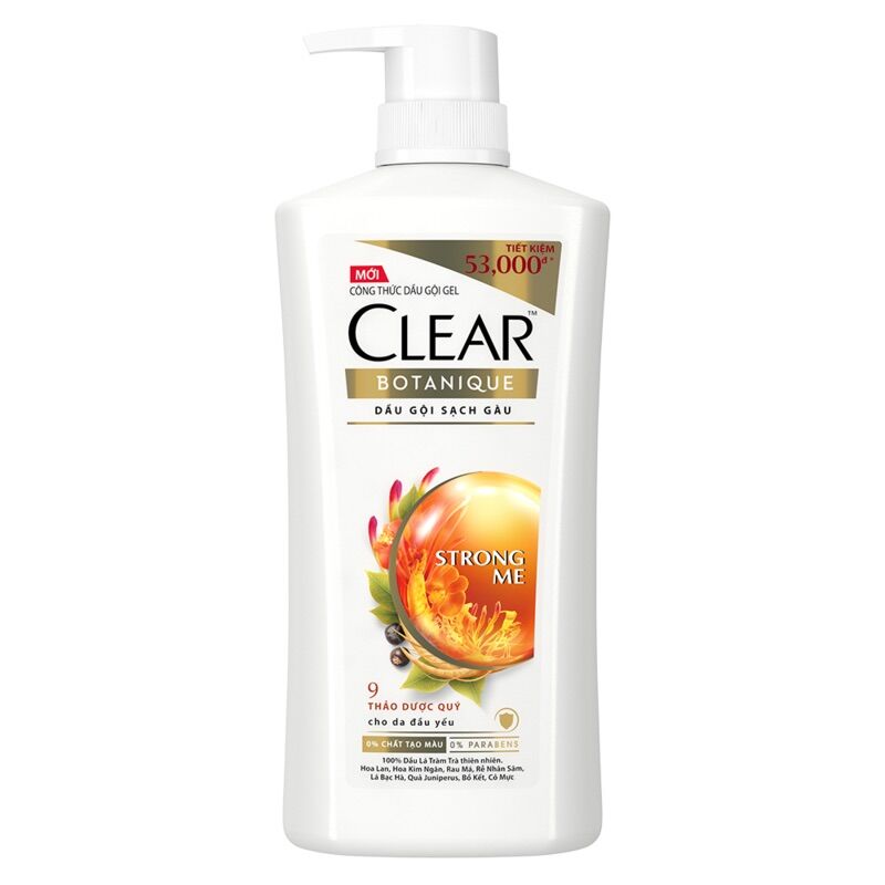 DẦU GỘI CLEAR 9 THẢO DƯỢC QUÝ 630g
