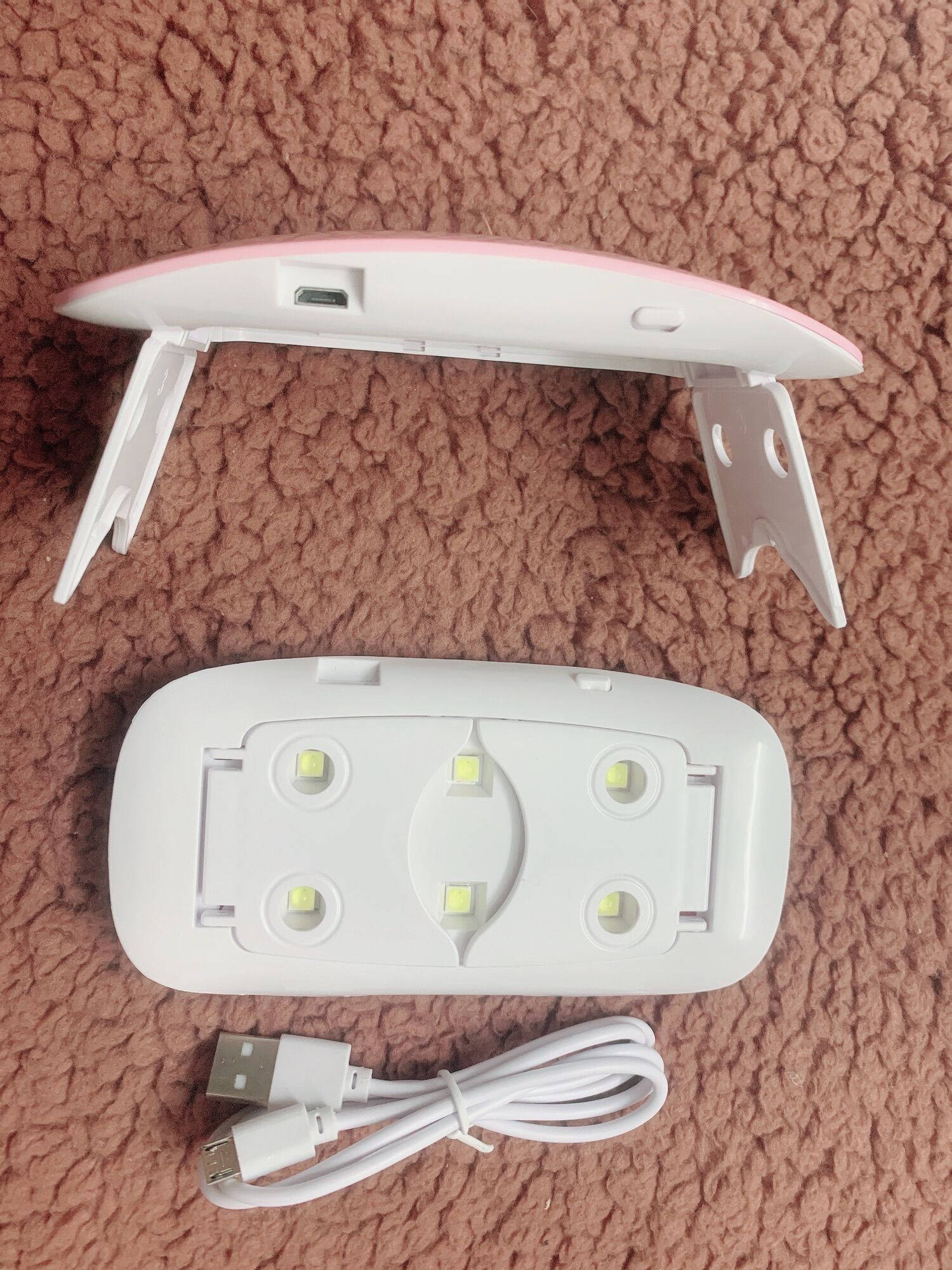 Máy hơ móng mini, máy hơ sun mini 6 đèn