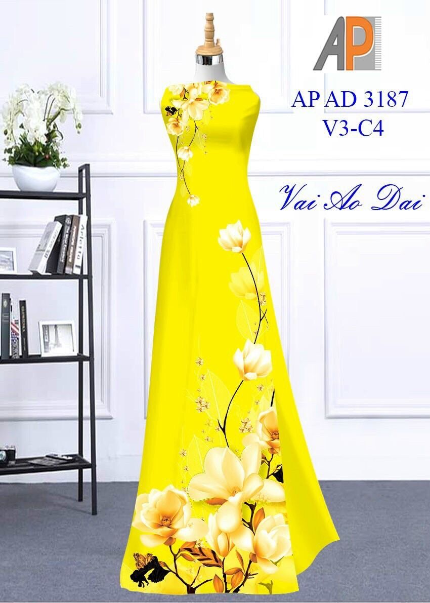 Vải áo dài in 3D