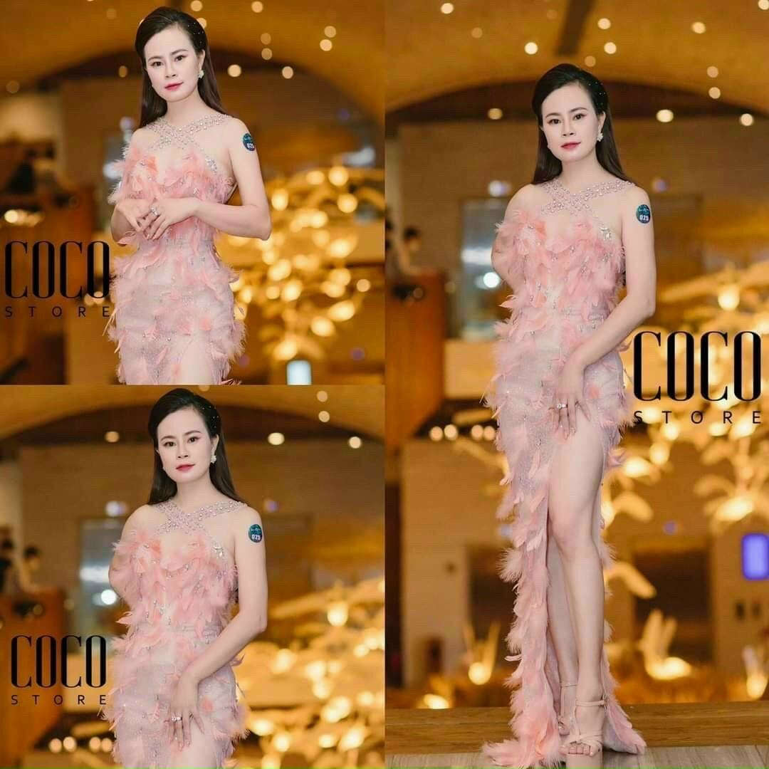 ĐẦM BODY DẠ HỘI ĐÍNH LÔNG KẾT ĐÁ