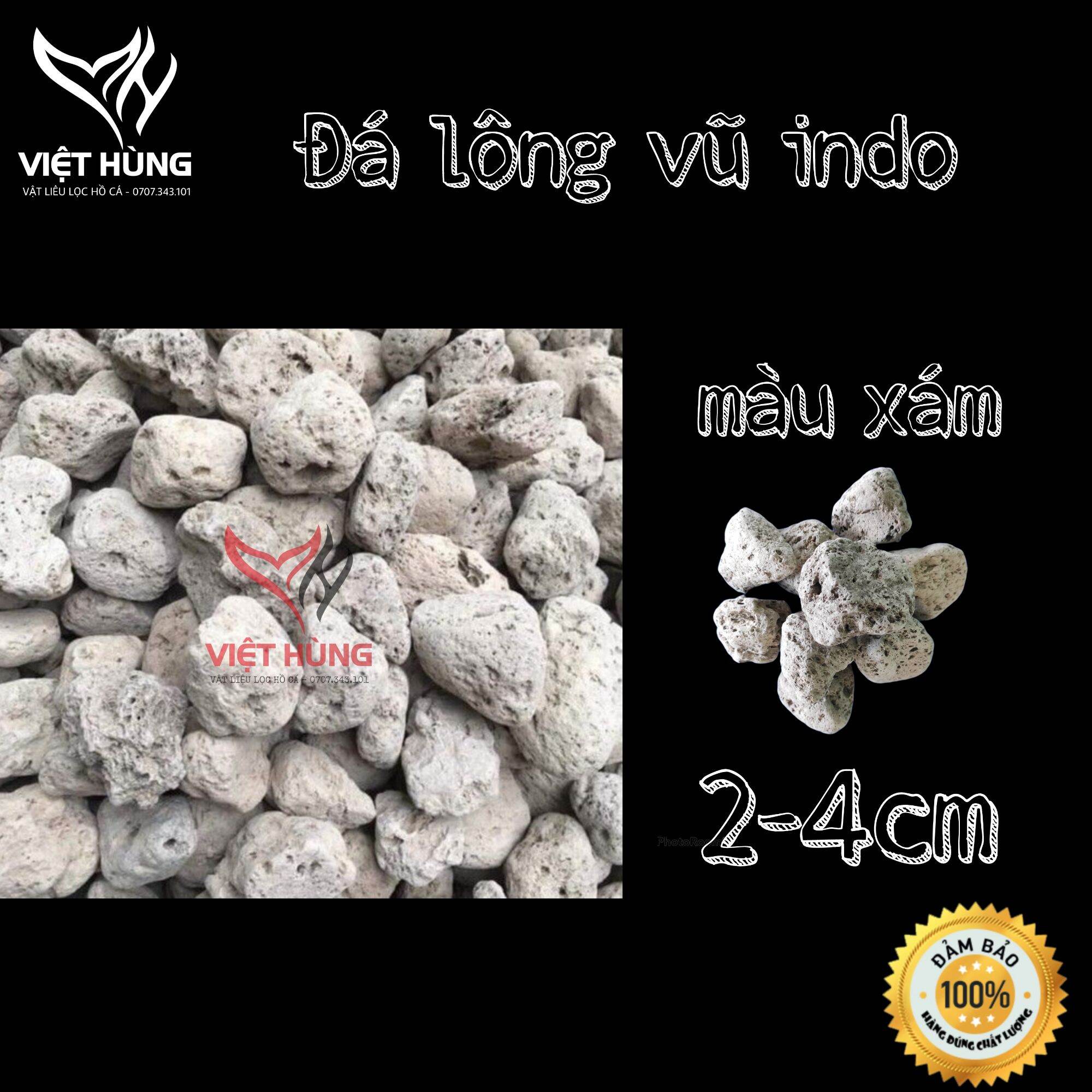 [HCM]đá lông vũ indo 1kg Nham Thạch trắng ,Đá bọt size 2-3cm