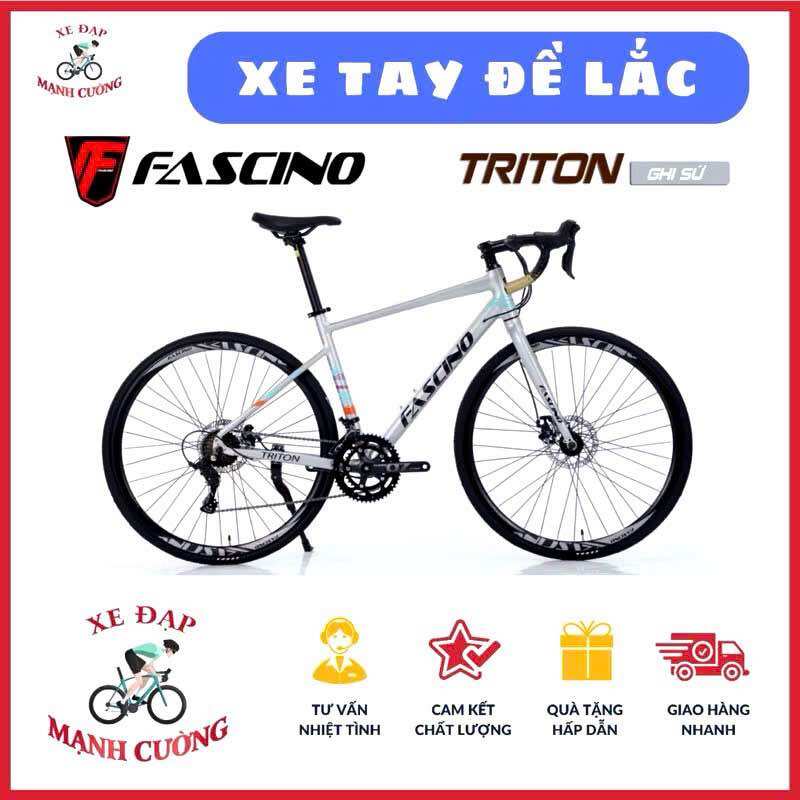 💥 XE ĐẠP ĐUA TAY ĐỀ LẮC FASCINO TRITON Tặng 6 món phụ kiện