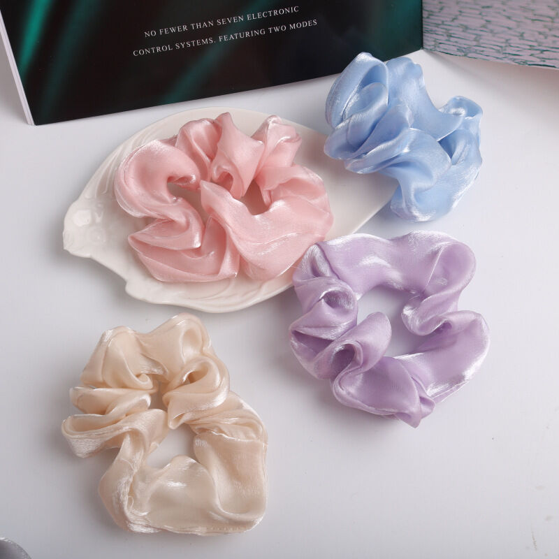 (GIÁ SỈ) COMBO 10 CÁI CỘT TÓC SCRUNCHIES NHIỀU MÀU MẪU TIM