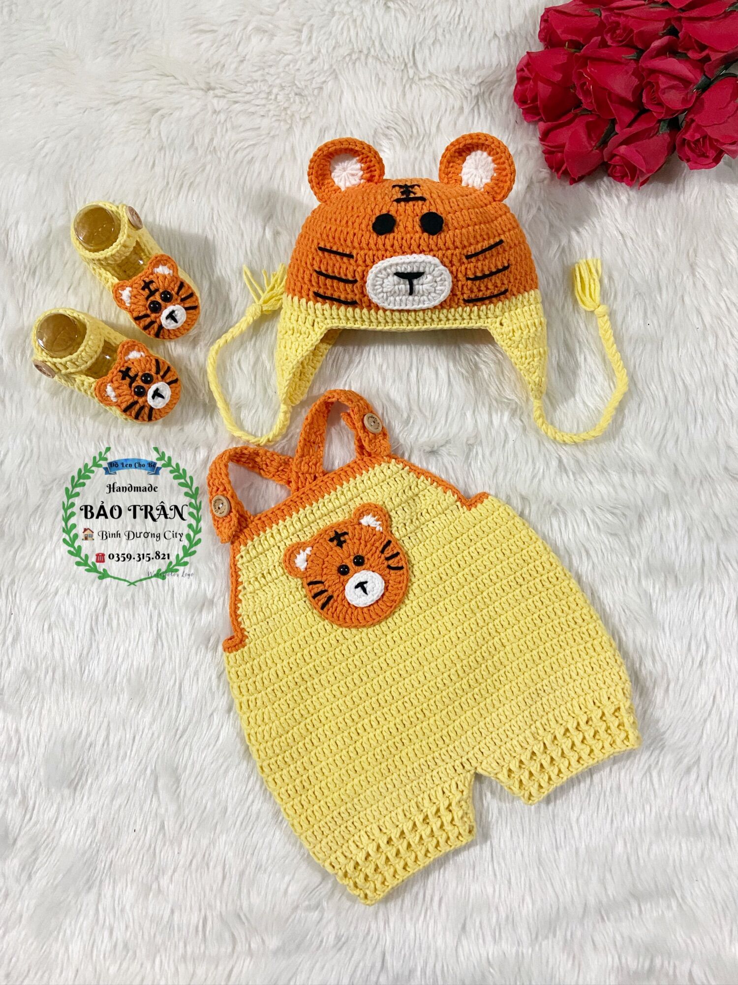 Set yếm đùi Hổ vàng mơ