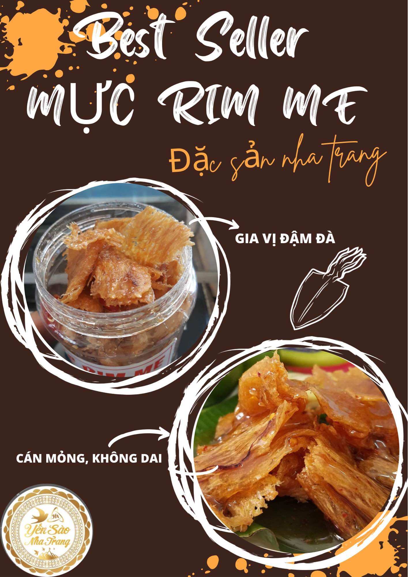 Mực rim me loại 1 hộp 200g