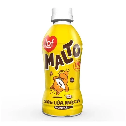 Thùng 24 chai 340ml Sữa chua MALTO vị nguyên bản