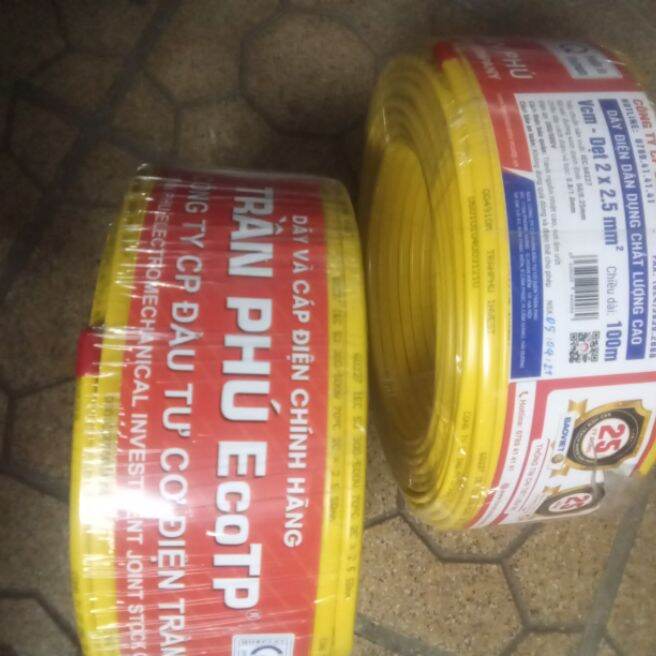 Dây điện2x 2,5 Tran phu chinh hang
