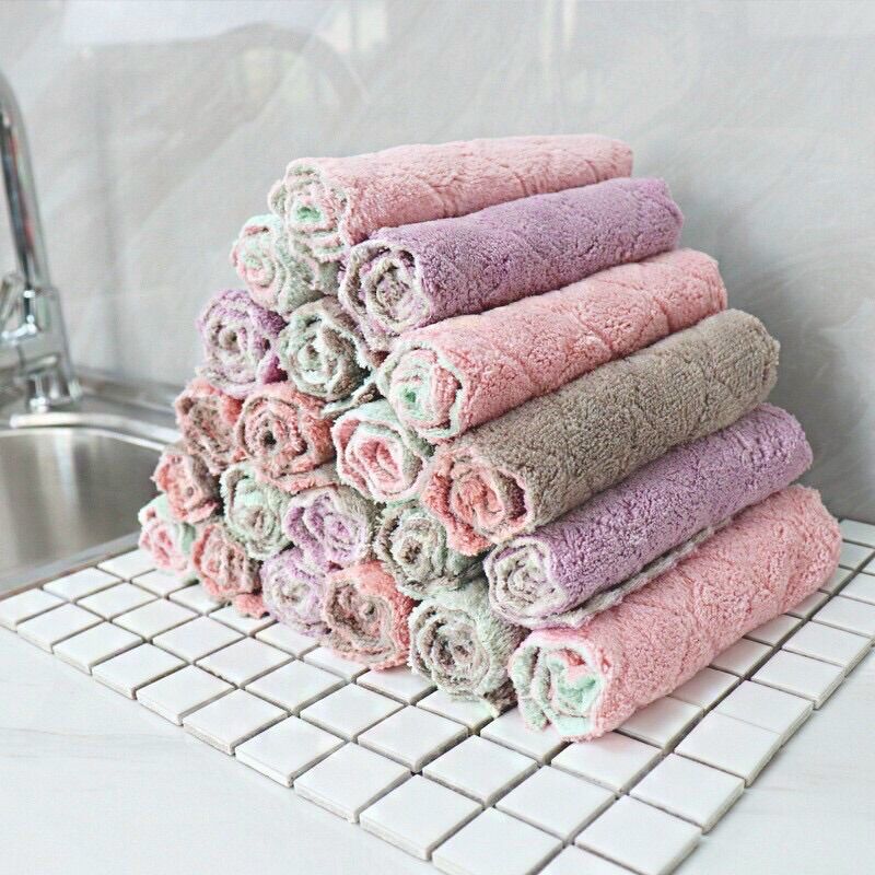 Khăn lau đa năng 2 mặt siêu mềm mịn