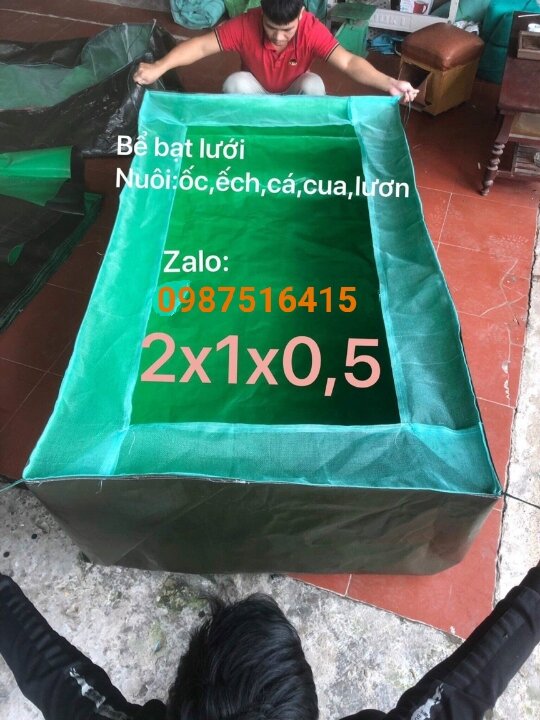 Bể bạt nuôi ốc, lươn, cá ,tôm