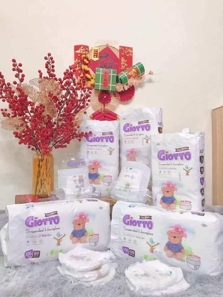 Combo 100 miếng bỉm quần Giotto mềm _ thấm hút tốt