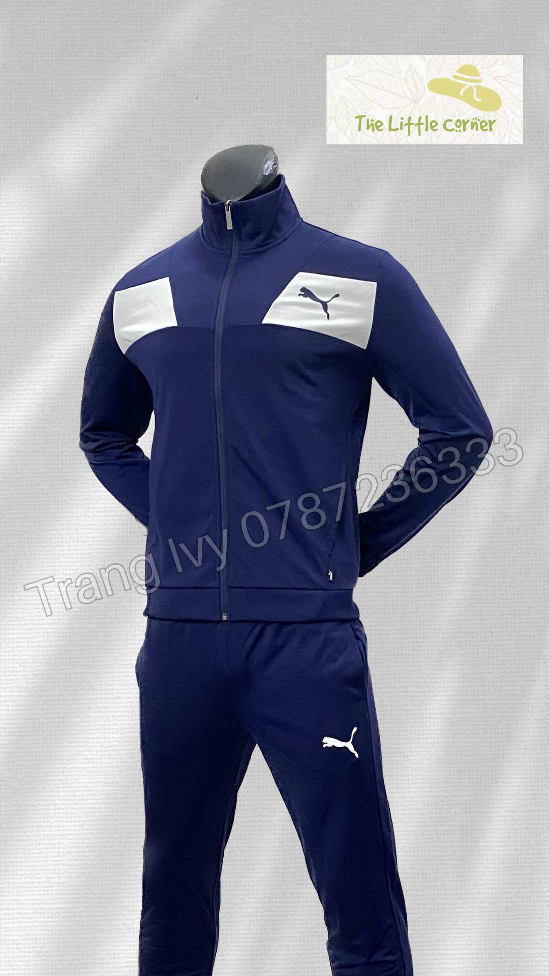 (Size L) Bộ thể thao nỉ nam Puma