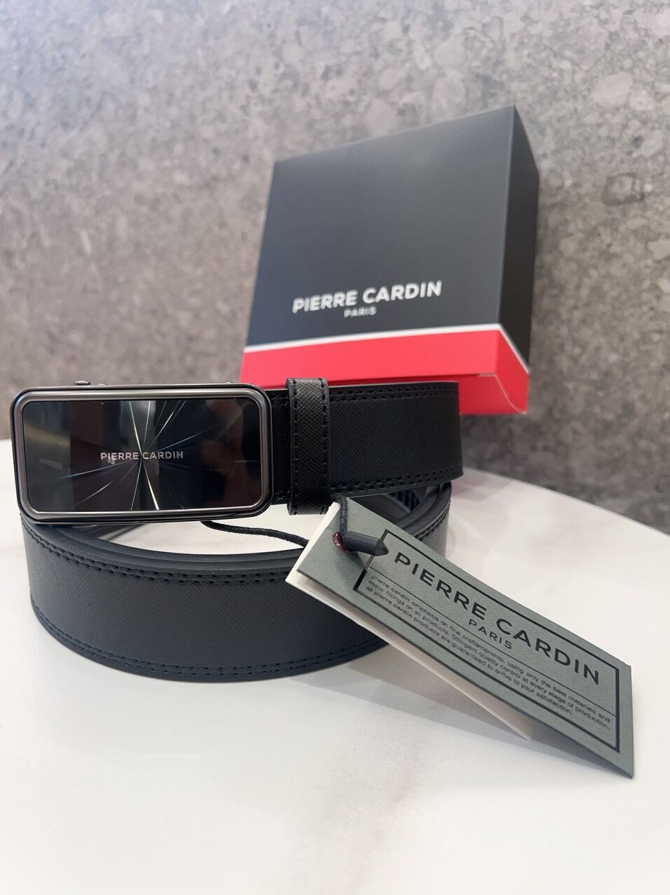 Thắt lưng dây nịt da nam Pieree Cardin fullbox