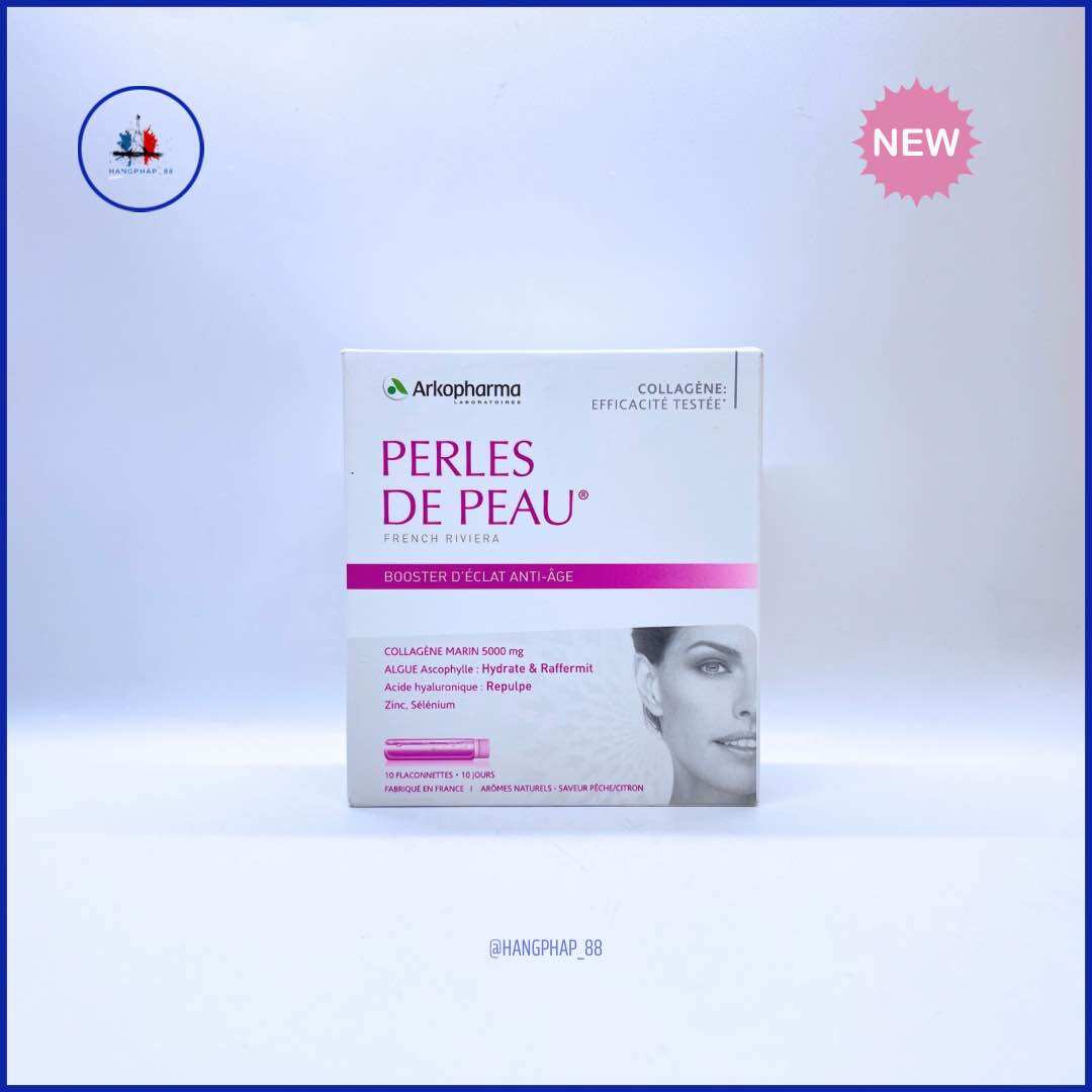 Dưỡng đẹp da dạng collagen nước Perles De Peau Arko Pharma
