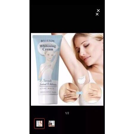 Kem làm trắng tức thì nách chân đầu gối và bộ phận khác 60ml.