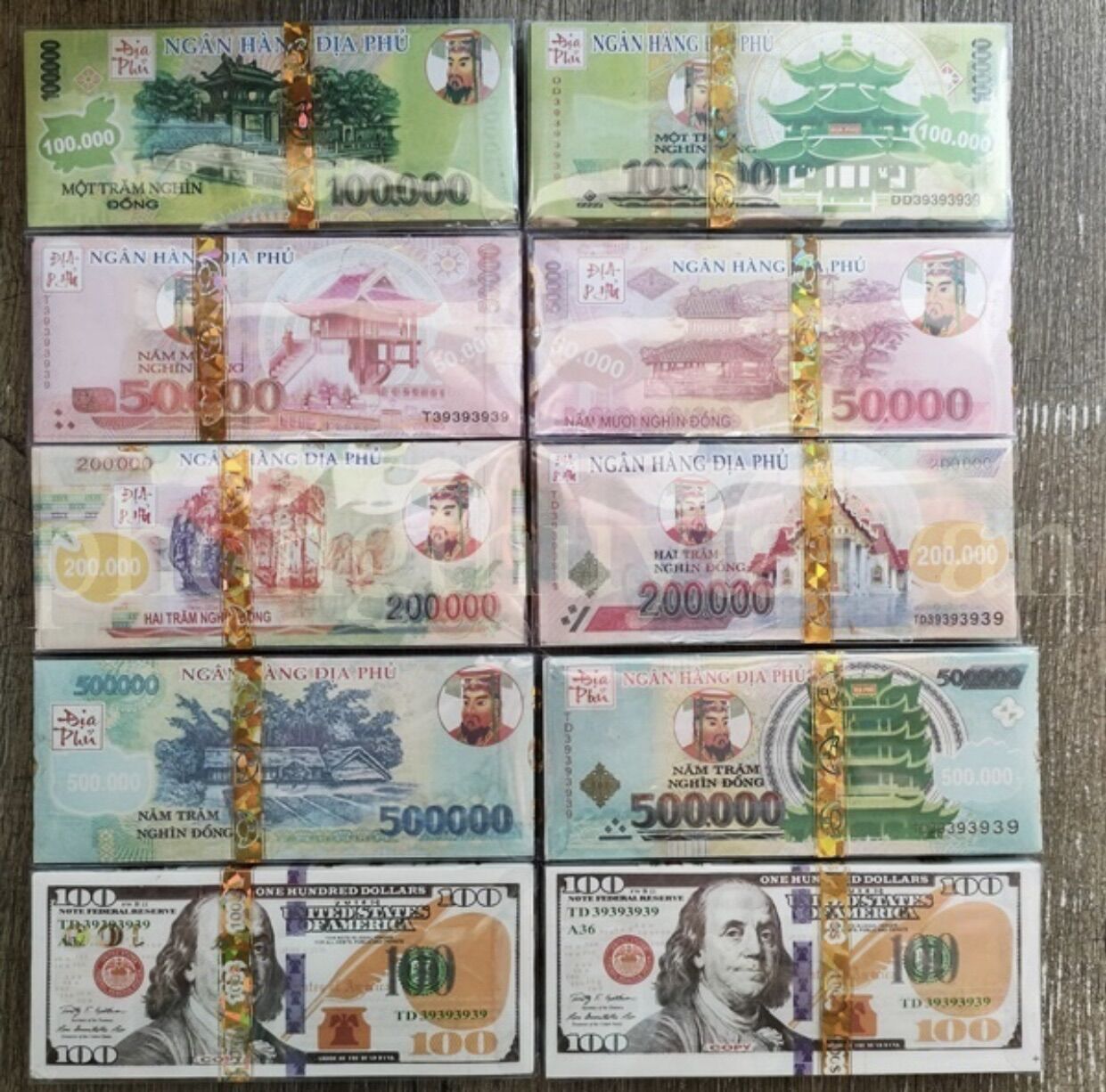 Tiền giấy cúng hàng đẹp