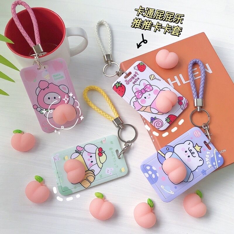 [MUA 2 GIẢM 5%]Squishy mochi đào bóp tay giảm stress