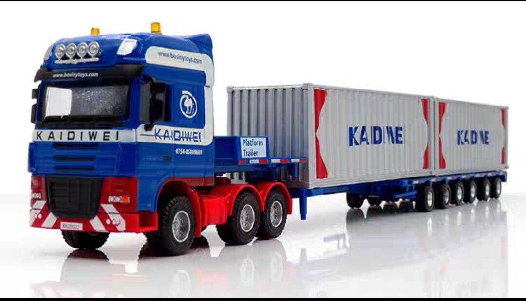 Xe mô hình container hợp kim 1:50