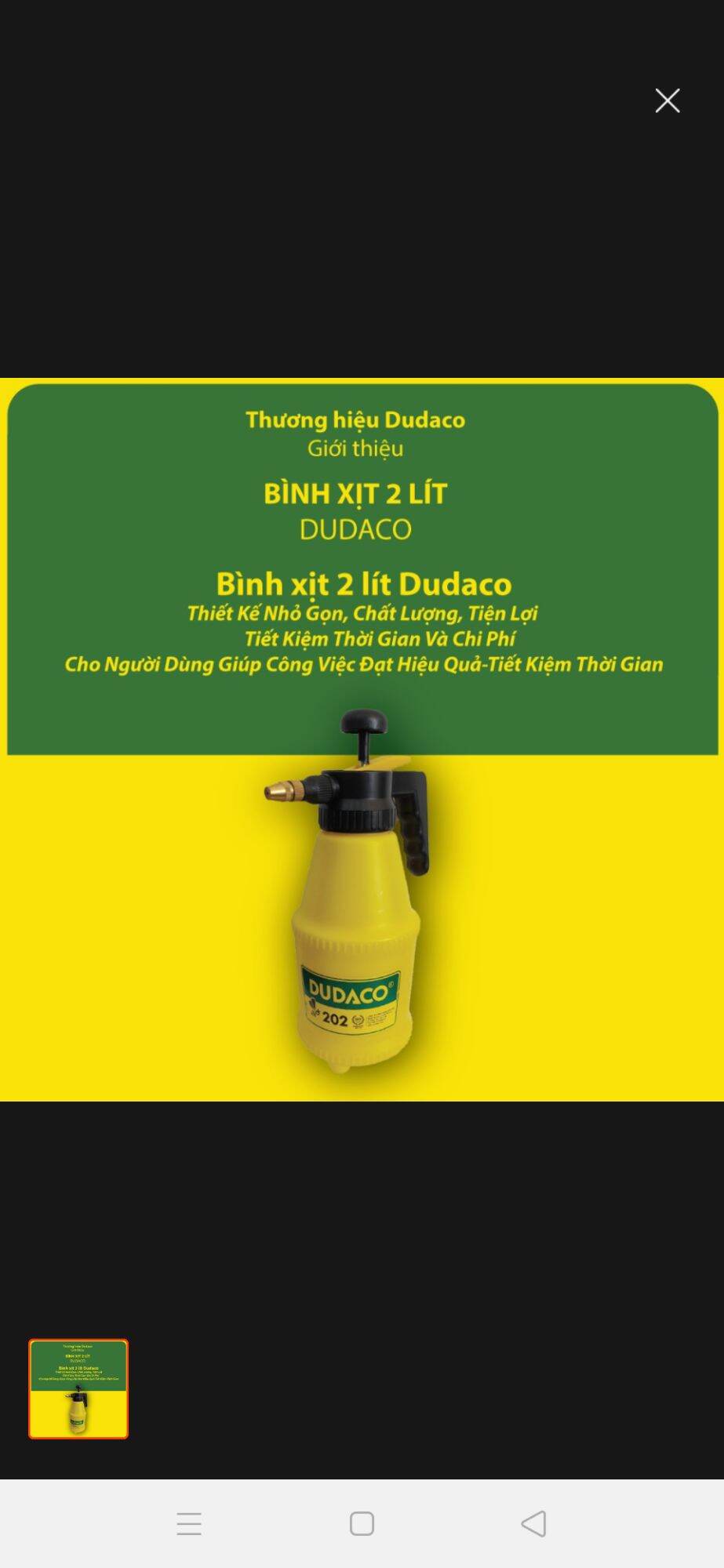 Combo 2 Bình Xịt Tưới Cây DUDACO 2 Lít