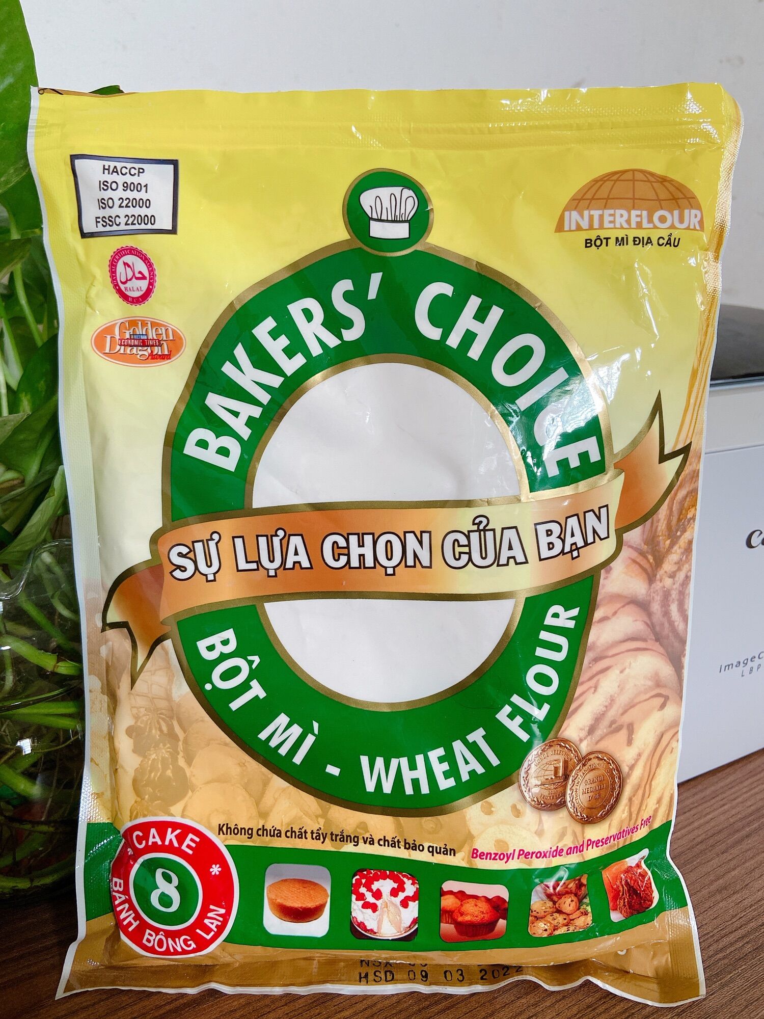 [FREE SHIP 0đ] Bột bánh mì, bột mì Bake’s choice số 8 [LAVA]