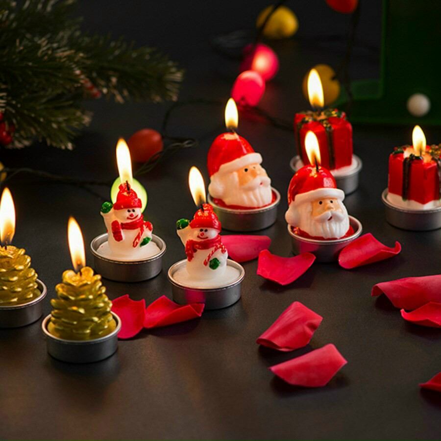 sét 3 Đèn cầy( nến) Noel mẫu cực xinh - Leicashop