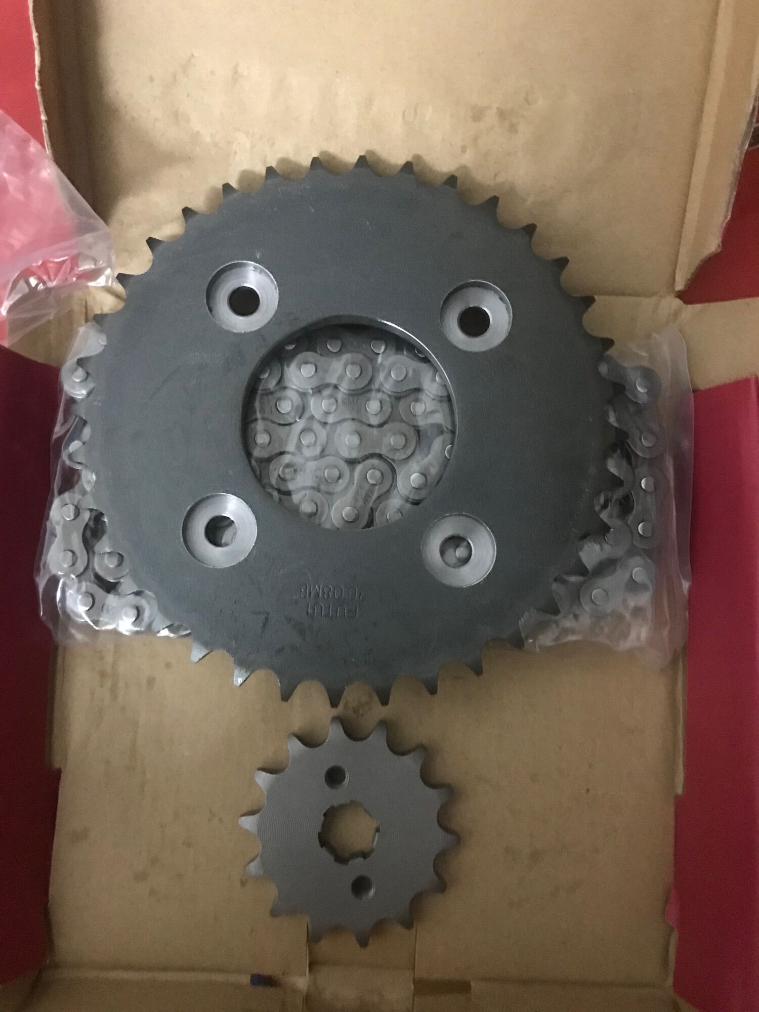 Nhông sên dĩa Honda Wave Rs/Rsx/alpha có tem hãng