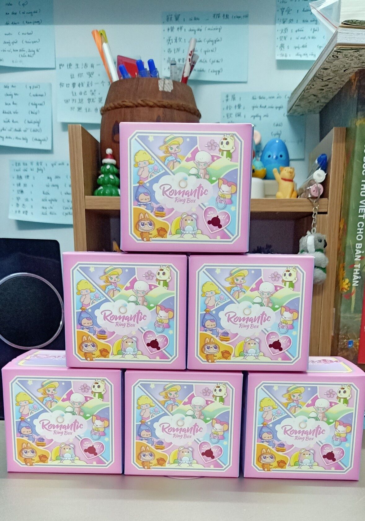 [SẴN HCM] CHÍNH HÃNG Blindbox Hộp mù Pop Mart Romantic Ring Box