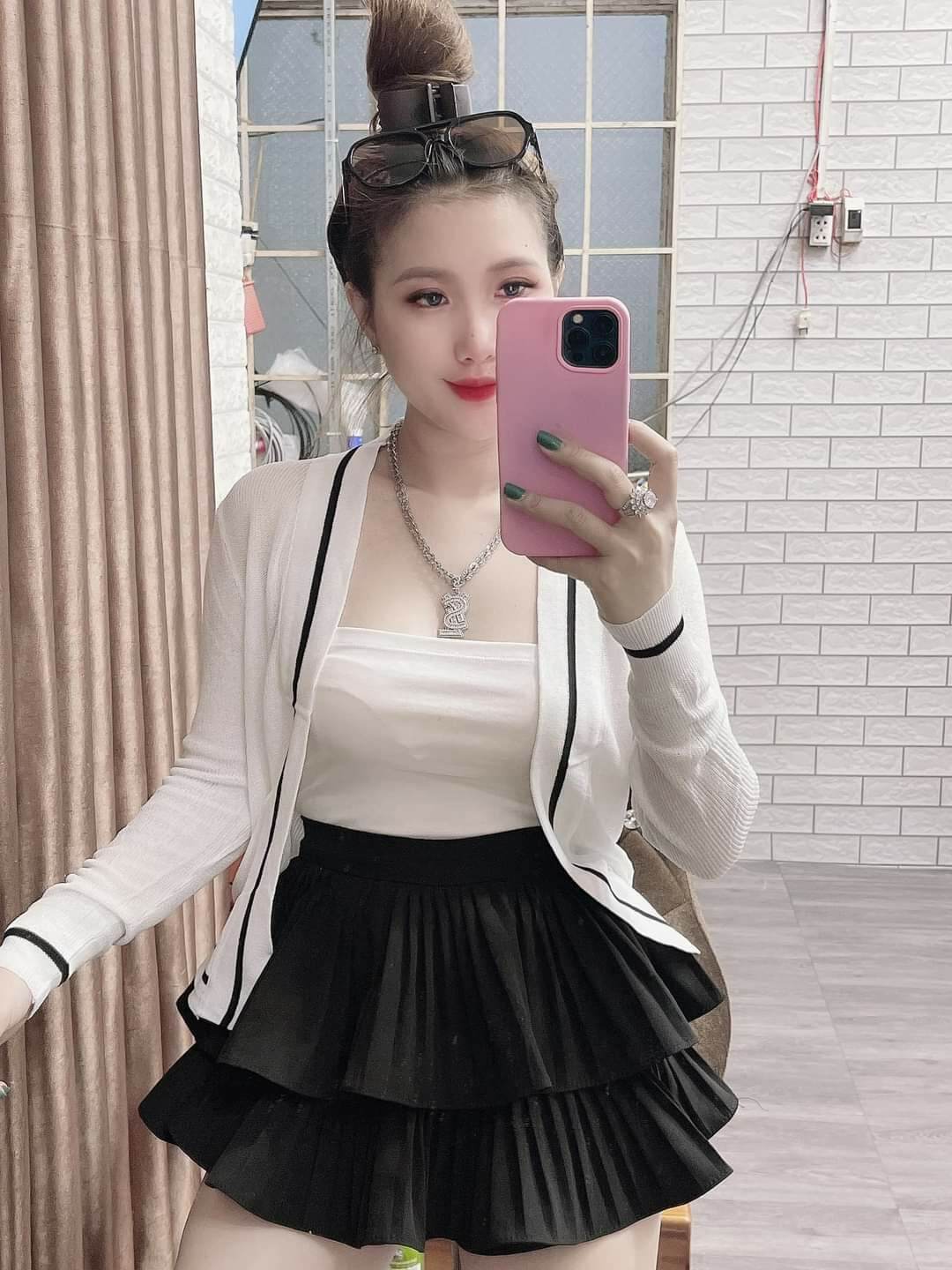 Áo khoác len mỏng phối đồ xinh. áo khoác len nữ h159