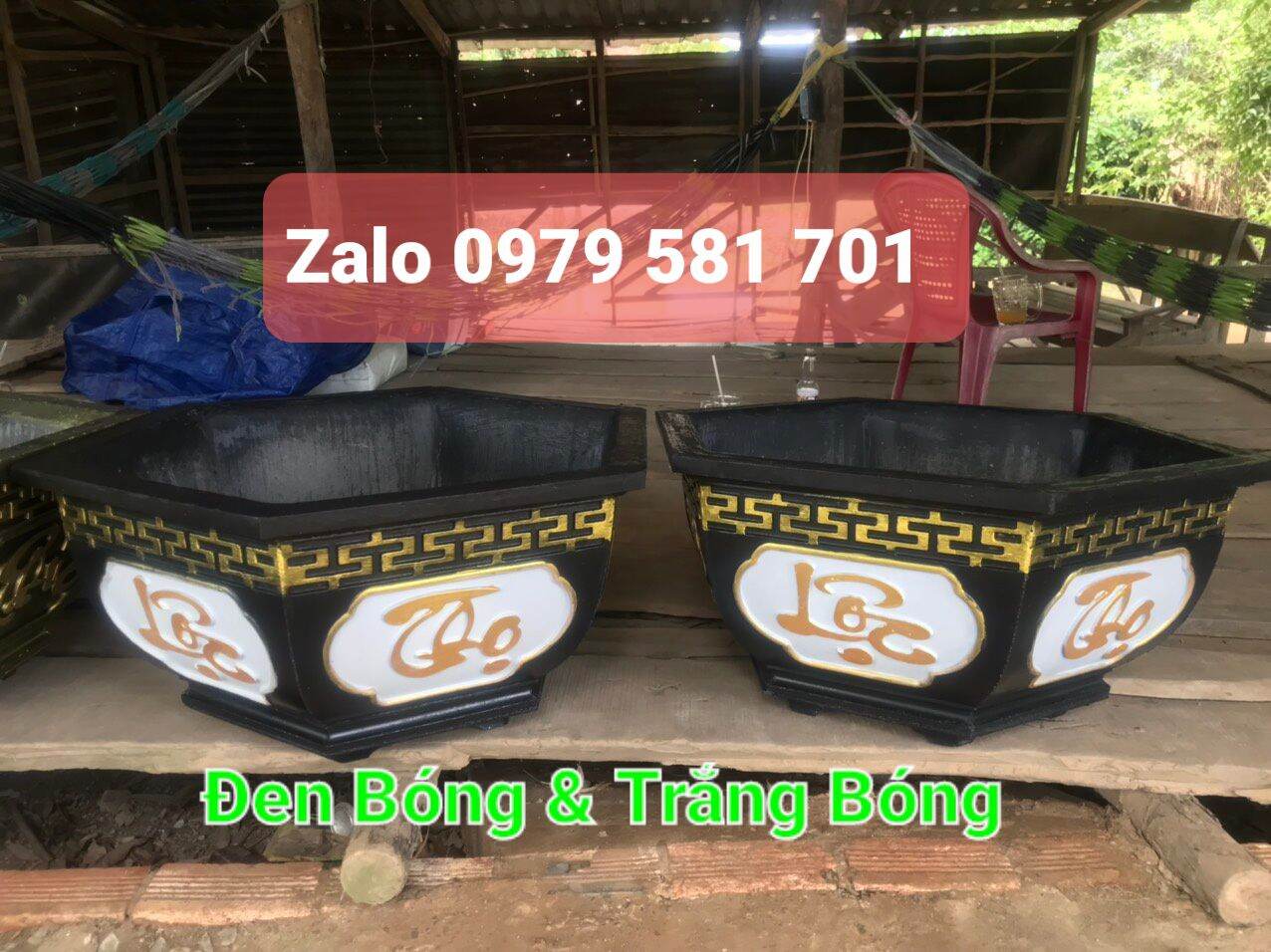 Sơn Chậu Kiểng Màu Trắng Hệ Nước Lon 1kg