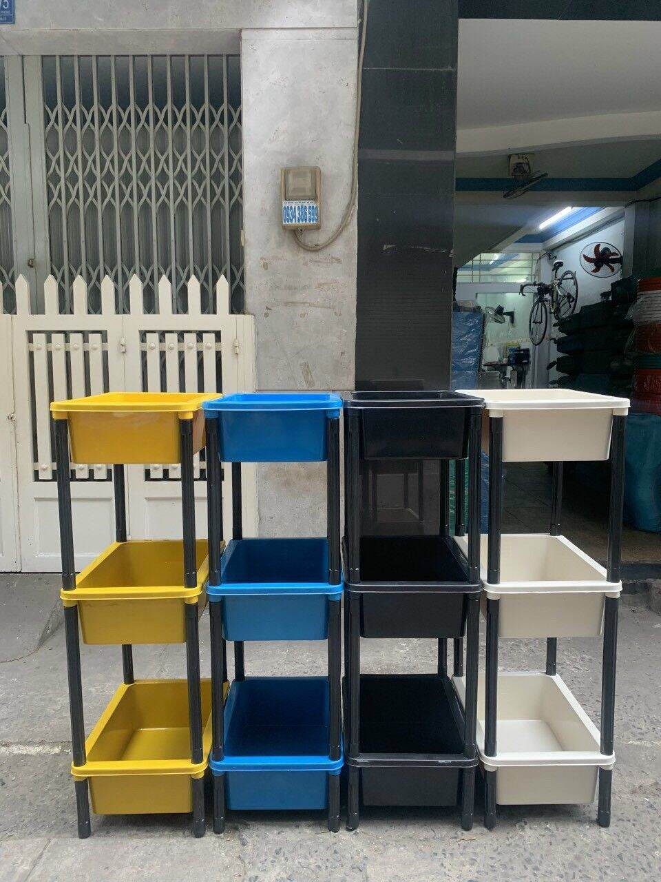 Khay 3 tầng nuôi cá betta hoặc guppy