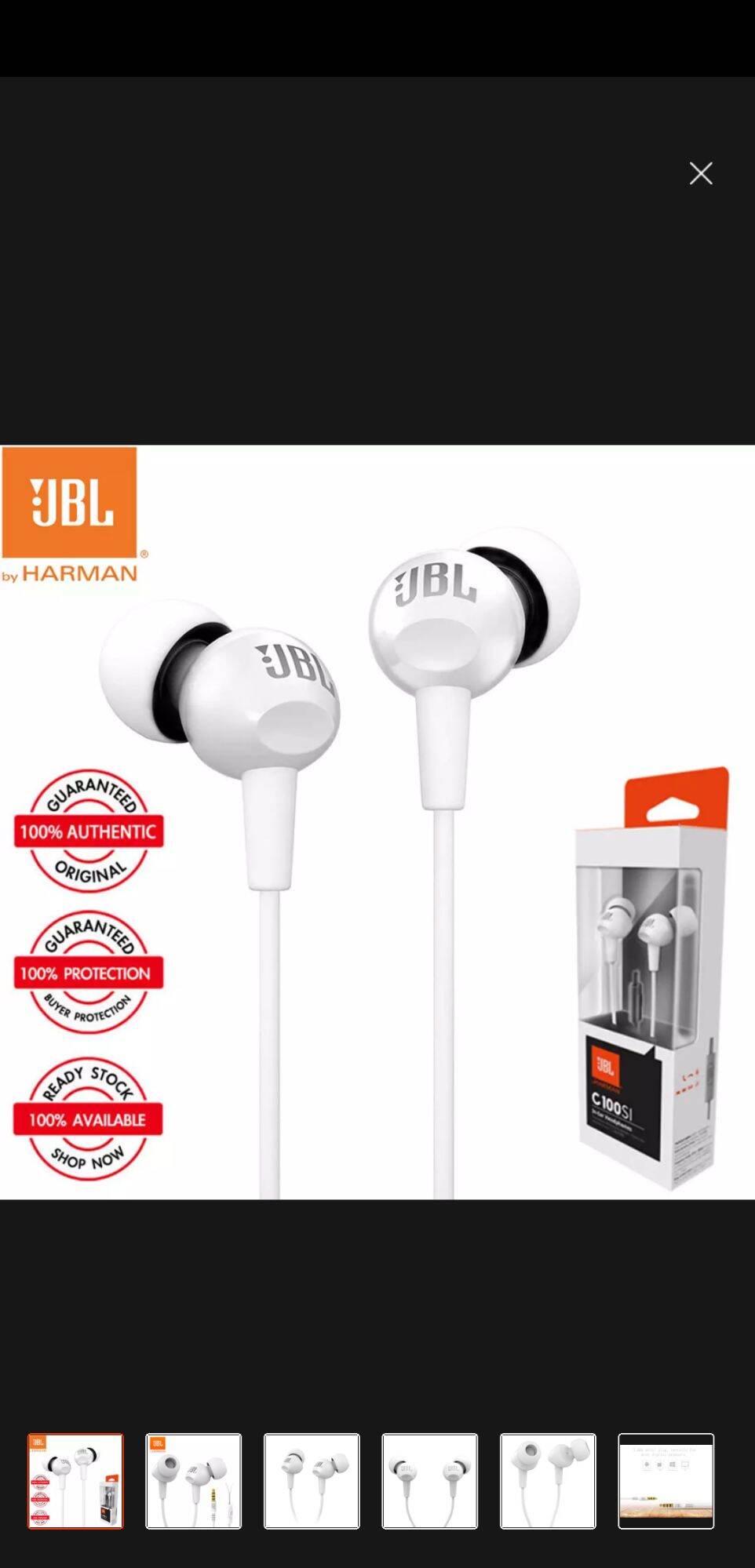 Tai nghe jbl c100si