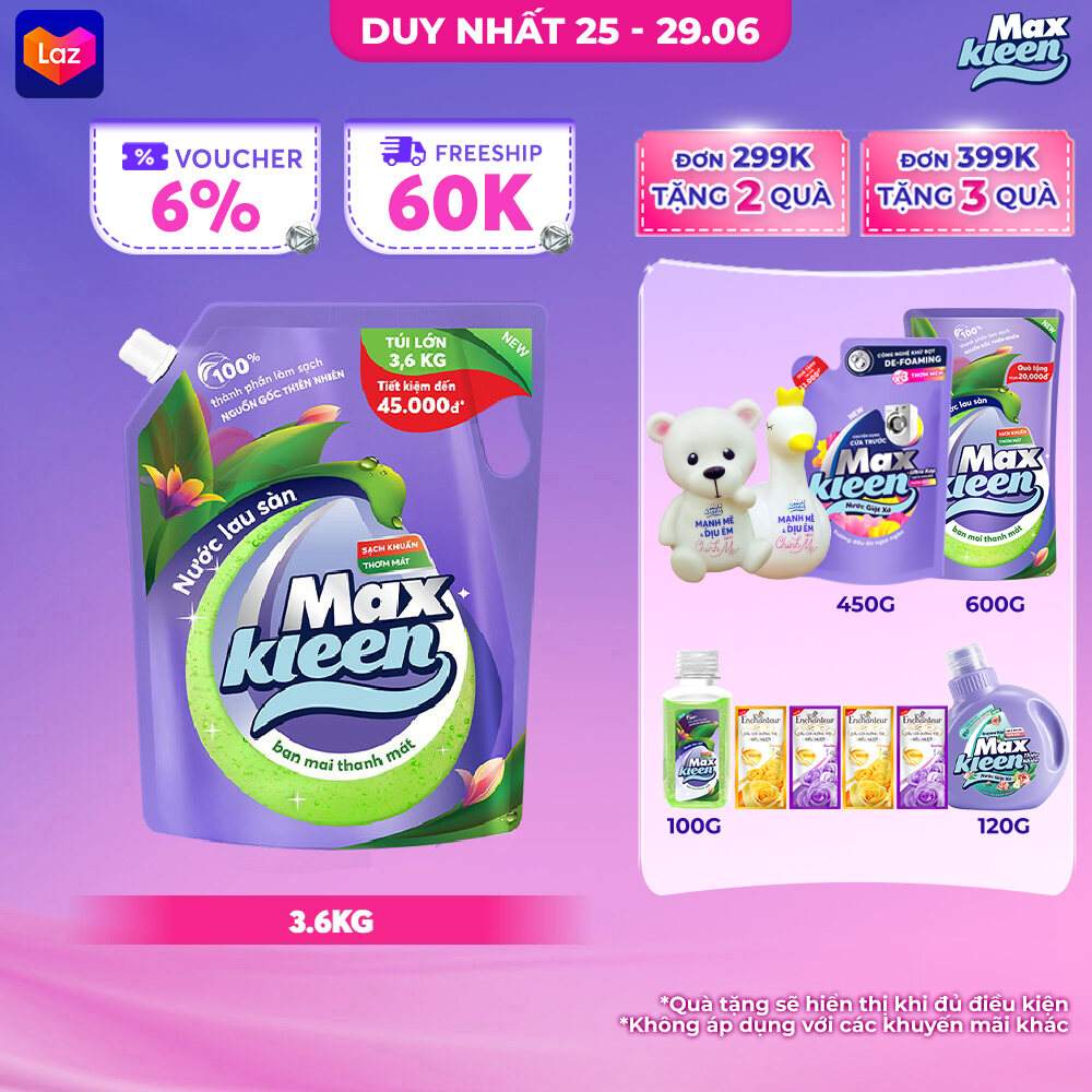 Túi Nước Lau Sàn MaxKleen 3.6kg