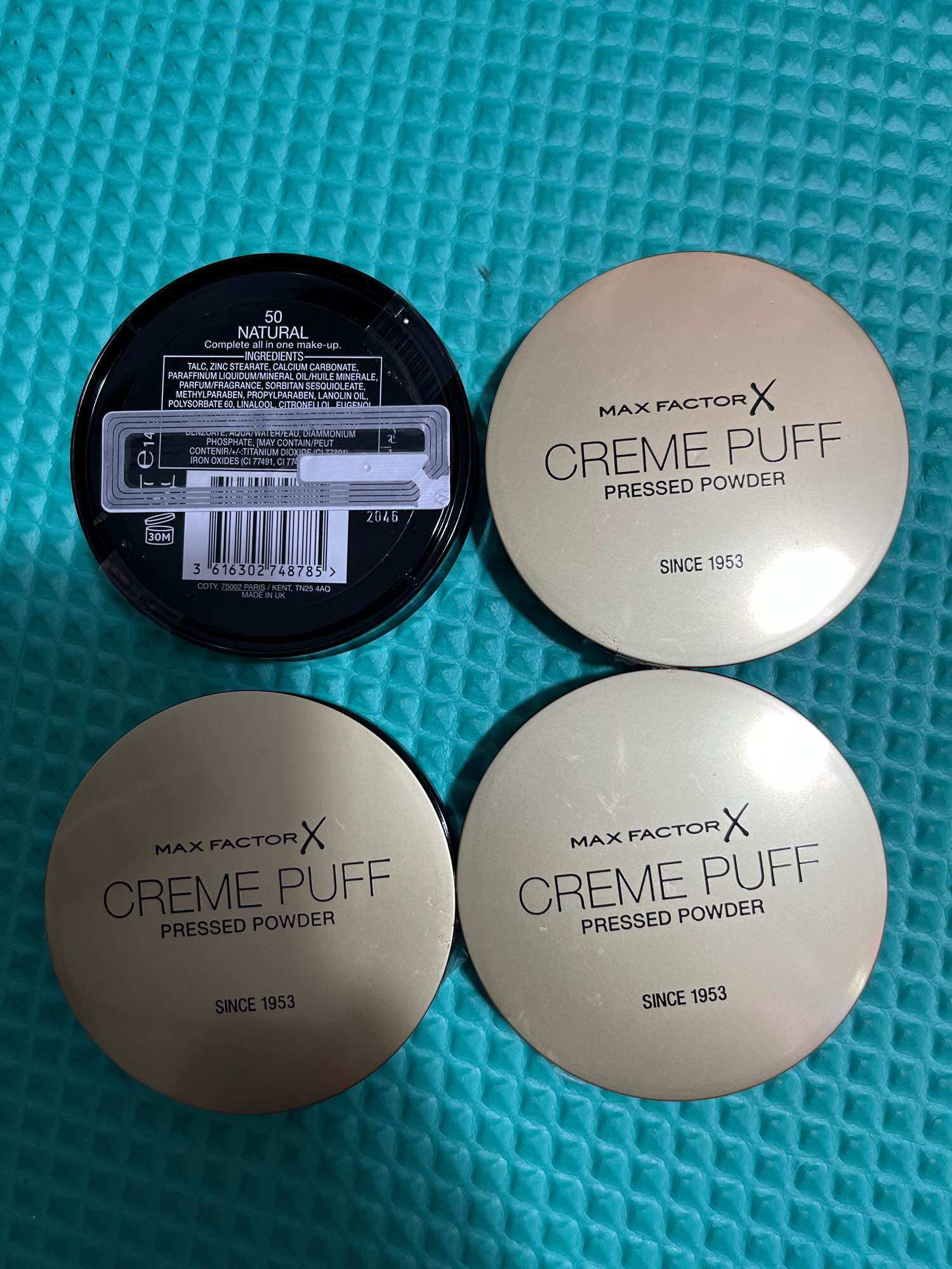 [Bill Pháp] Phấn phủ Max Factor Creme Puff Powder Compact - Natural số 50 21gram