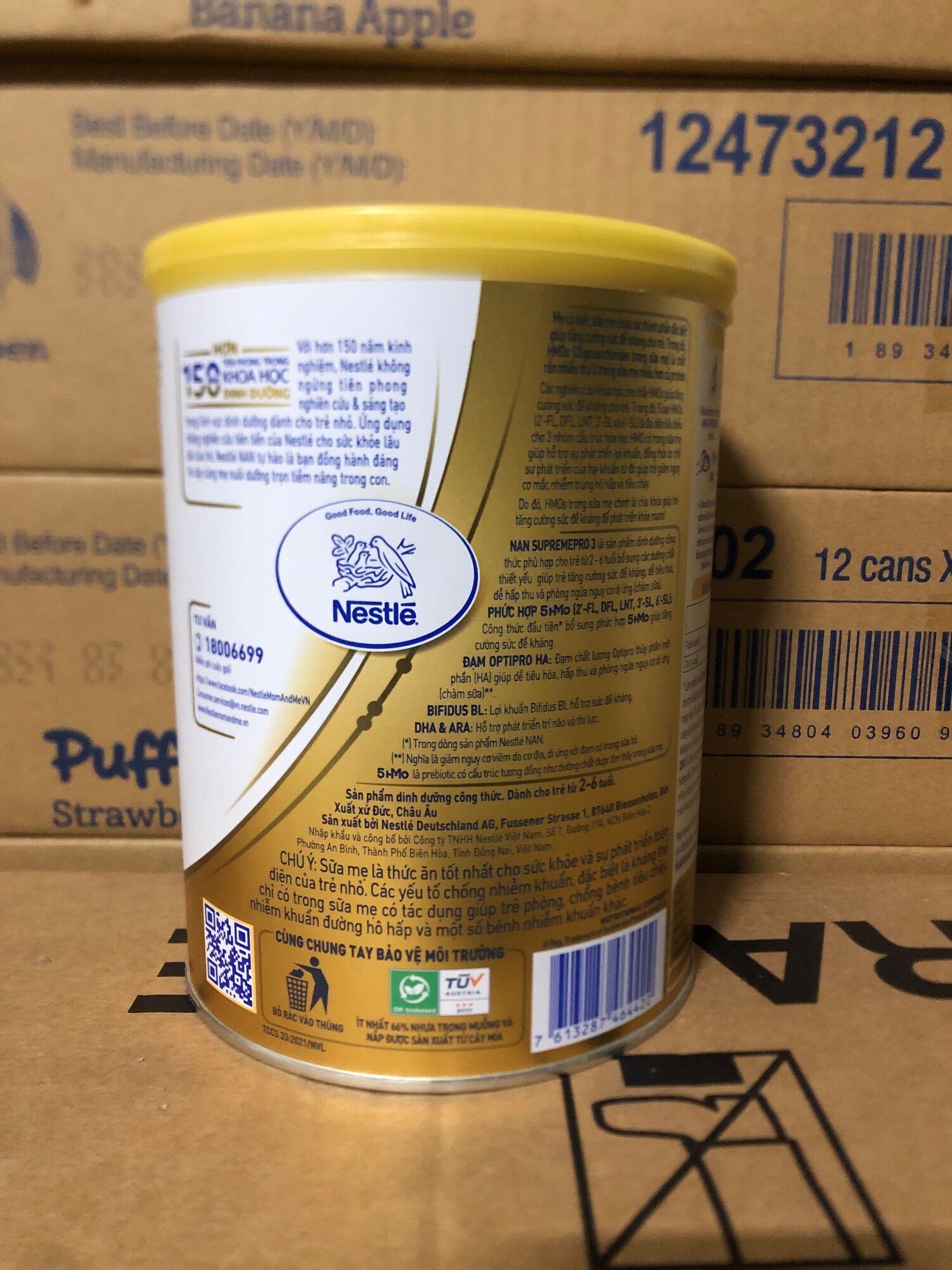Sữa Bột Nestle Nan Supreme PRO 3 - Hộp 800g