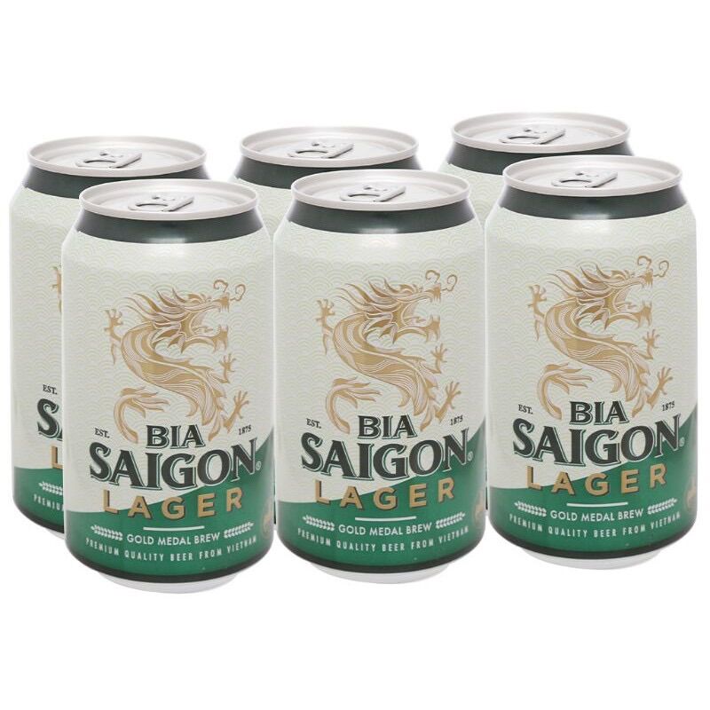 Lẻ 1 lon bia Sài Gòn Lager 330ml