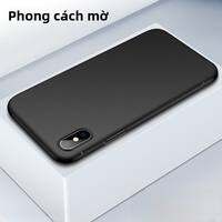 HENYOU | Ốp lưng silicon mờ chống trượt cho Apple X XS Max XR Vỏ bảo vệ toàn diện cho ống kính Thiết kế sáng tạo Unisex