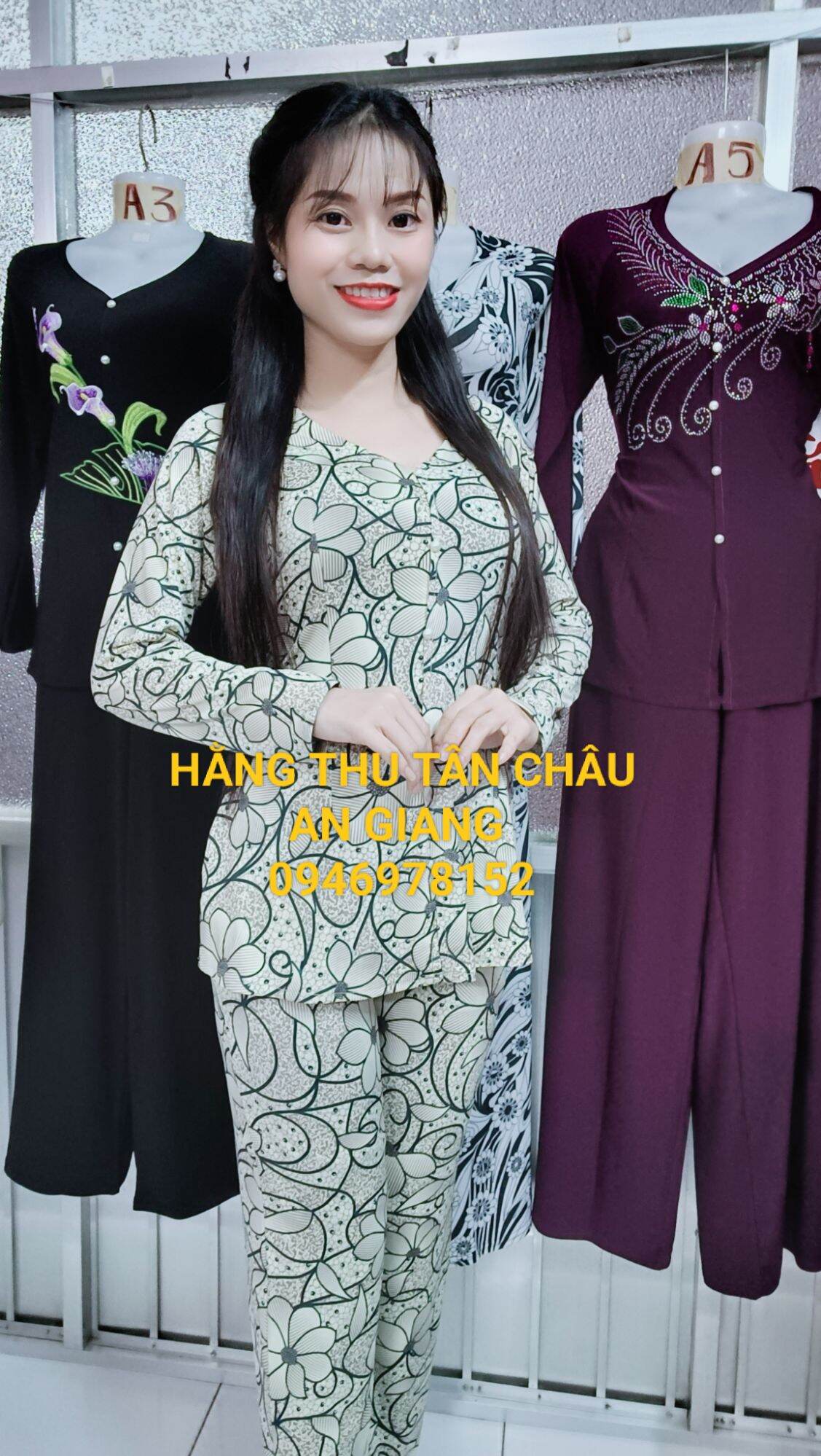 Bộ bà ba bông ống nhỏ