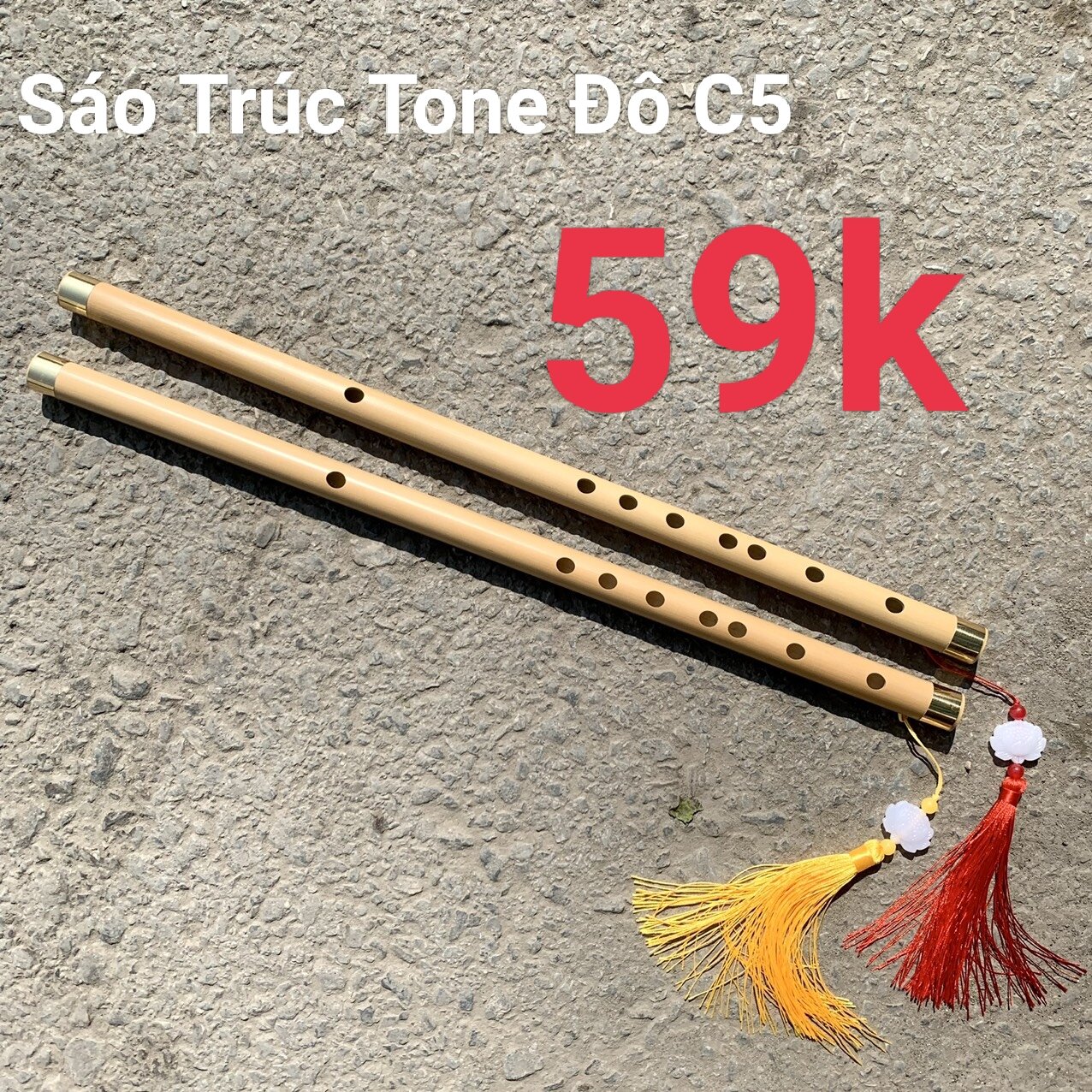 Sáo Trúc Tone Đô (C5) Chuẩn Âm Hòa Tấu Bh 5 Năm