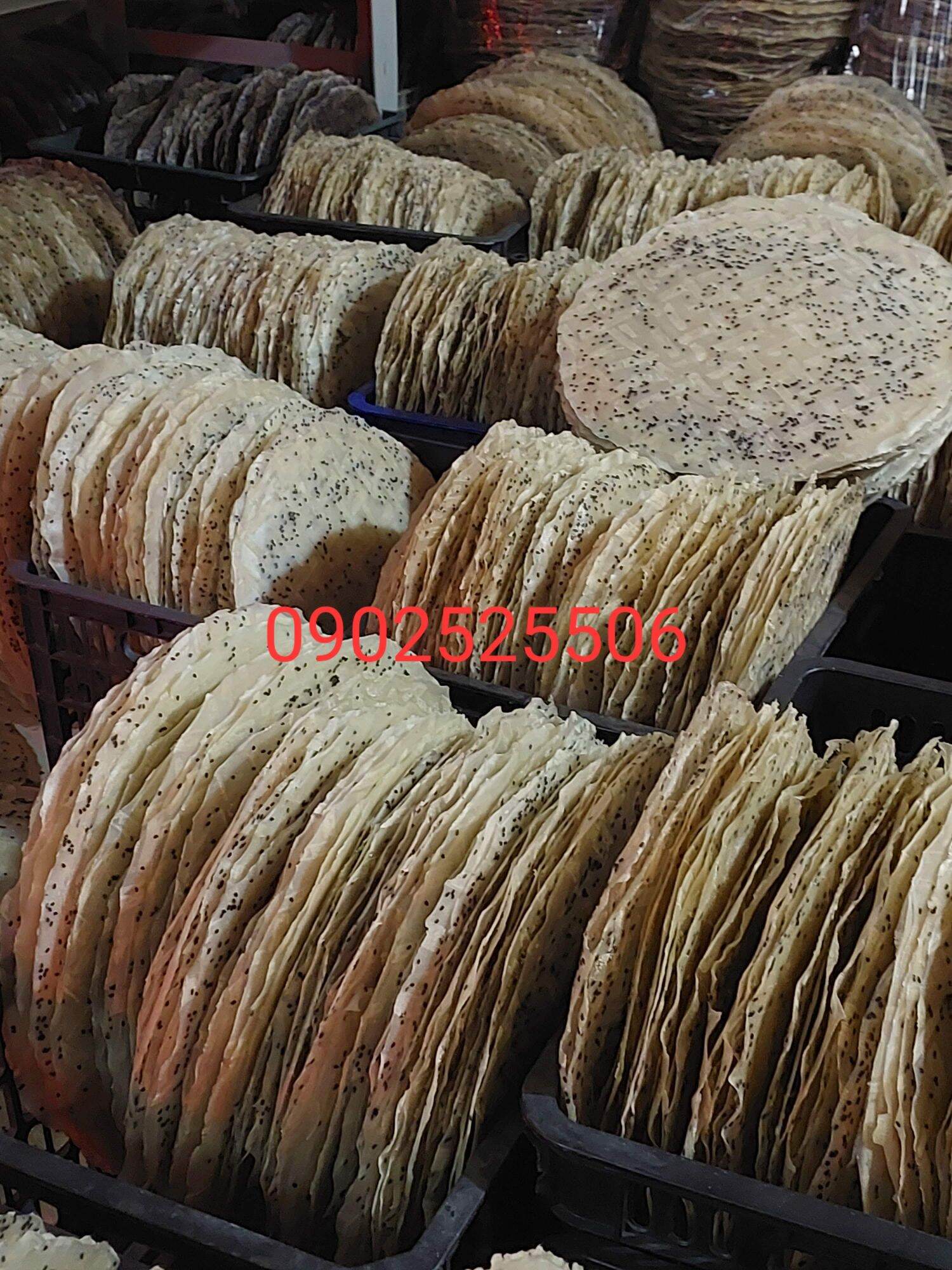 Bánh tráng gạo mè đen ( 50 cái / kiện )
